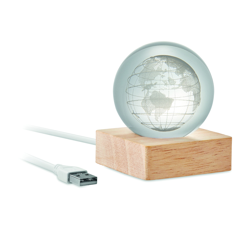 Szklana kula LED GLOBE LIGHT