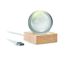 Szklana kula LED GLOBE LIGHT