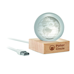 Szklana kula LED GLOBE LIGHT