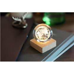 Szklana kula LED GLOBE LIGHT