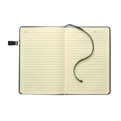 Notebook A5 z portem USB USBNOTE