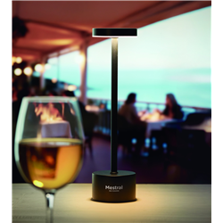 Aluminiowa lampa stołowa BISTRO