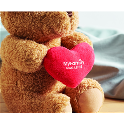 Duży miś z sercem 23cm SNUGGLE