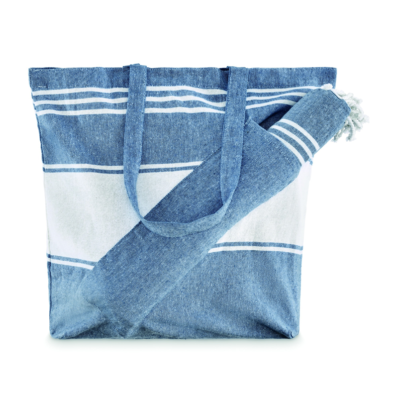 Torba plażowa i ręcznik hammam HUMMUM