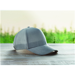 Czapka z daszkiem z konopi NAIMA CAP