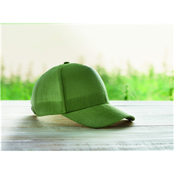 Czapka z daszkiem z konopi NAIMA CAP