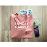 Torba na zakupy z bawełny org. ZIMDE COLOUR