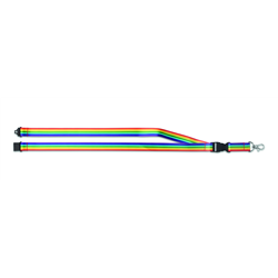 Tęczowa smycz RPET BOWYARD