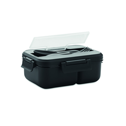 Lunch box ze sztućcami z PP MAKAN