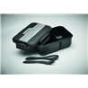 Lunch box ze sztućcami z PP MAKAN