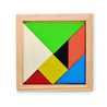 Drewniane puzzle Tangram TANGRAM