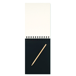 Notes z papierem typu zdrapka BLACK