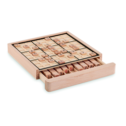 Drewniana gra planszowa sudoku SUDOKU