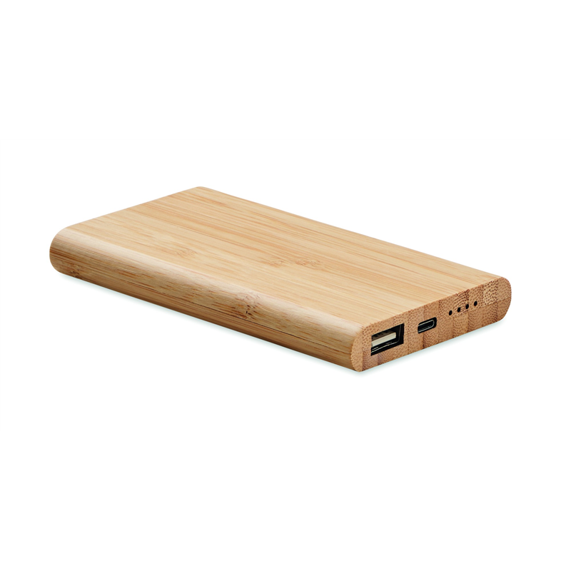 Bambusowy power bank 4000 mAh ARENAPOWER C