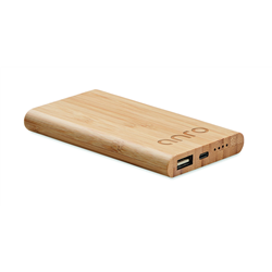 Bambusowy power bank 4000 mAh ARENAPOWER C