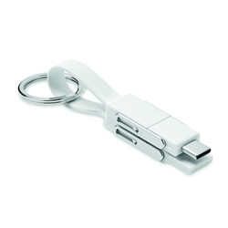 Brelok z kablem ładującym 4w1 KEY C