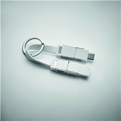 Brelok z kablem ładującym 4w1 KEY C