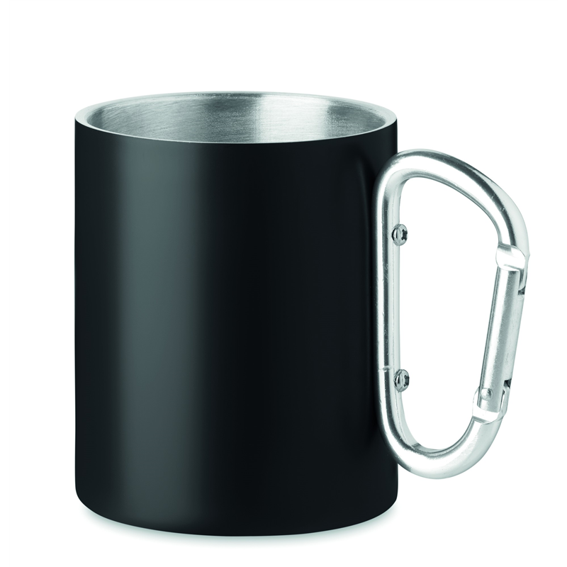 Metalowy dwuścienny kubek300ml TRUMBA
