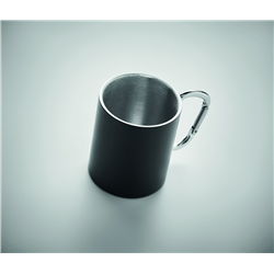 Metalowy dwuścienny kubek300ml TRUMBA