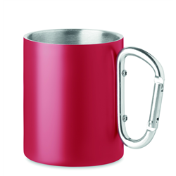 Metalowy dwuścienny kubek300ml TRUMBA
