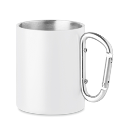 Metalowy dwuścienny kubek300ml TRUMBA