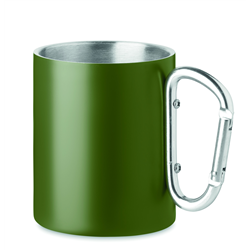 Metalowy dwuścienny kubek300ml TRUMBA