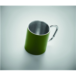 Metalowy dwuścienny kubek300ml TRUMBA