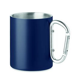 Metalowy dwuścienny kubek300ml TRUMBA