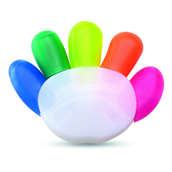 Zakreślacz, 5 kolorów COLORE