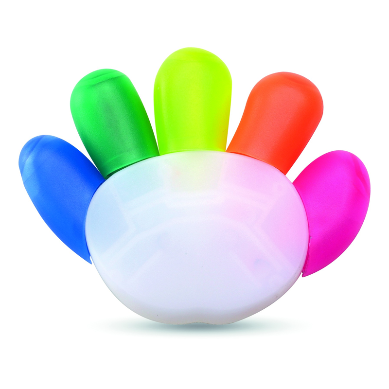 Zakreślacz, 5 kolorów COLORE