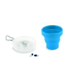 Składany kubek silikonowy CUP PILL