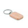 Prostokątny drewniany brelok POTY WOOD