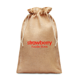 Torba prezentowa z juty 30x47cm JUTE LARGE