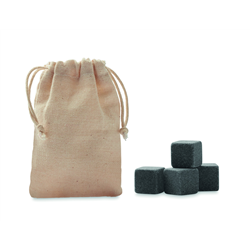 4 kamienne kostki lodu w etui ROCKS