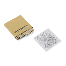 Kredki z kolorowanką LOTI