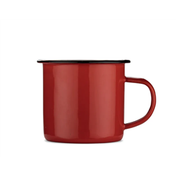 EMAL Emaillebecher 300 ml rot - Bestellen Sie bei visslly.com