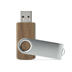 TWISTER WALNUT USB-Speicherstick 16 GB - Bestellen Sie bei visslly.com