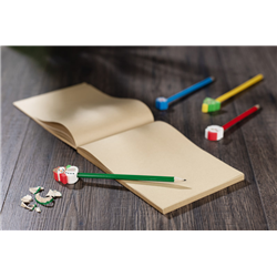 OŁÓWEK z gumką CHRISTMAS - Bałwan