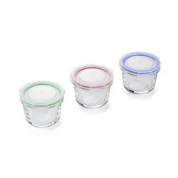 Zestaw słoiczków szklanych PESTO 3 x 120 ml