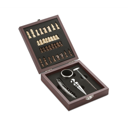 Zestaw do wina z szachami TREBB