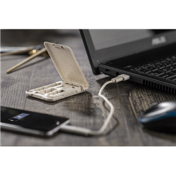 Stojak do telefonu z kablami do ładowania OLIN