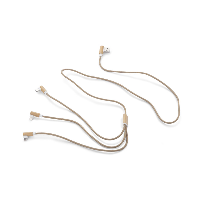 Kabel USB 3 w 1 FLAX