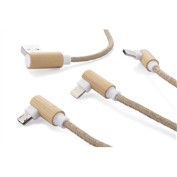 Kabel USB 3 w 1 FLAX