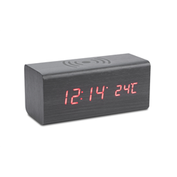 Zegar na biurko z ładowarką indukcyjną CORNELL